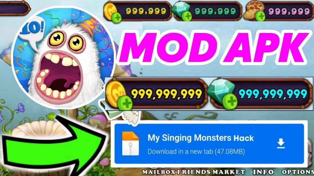 singing monsters mod apk