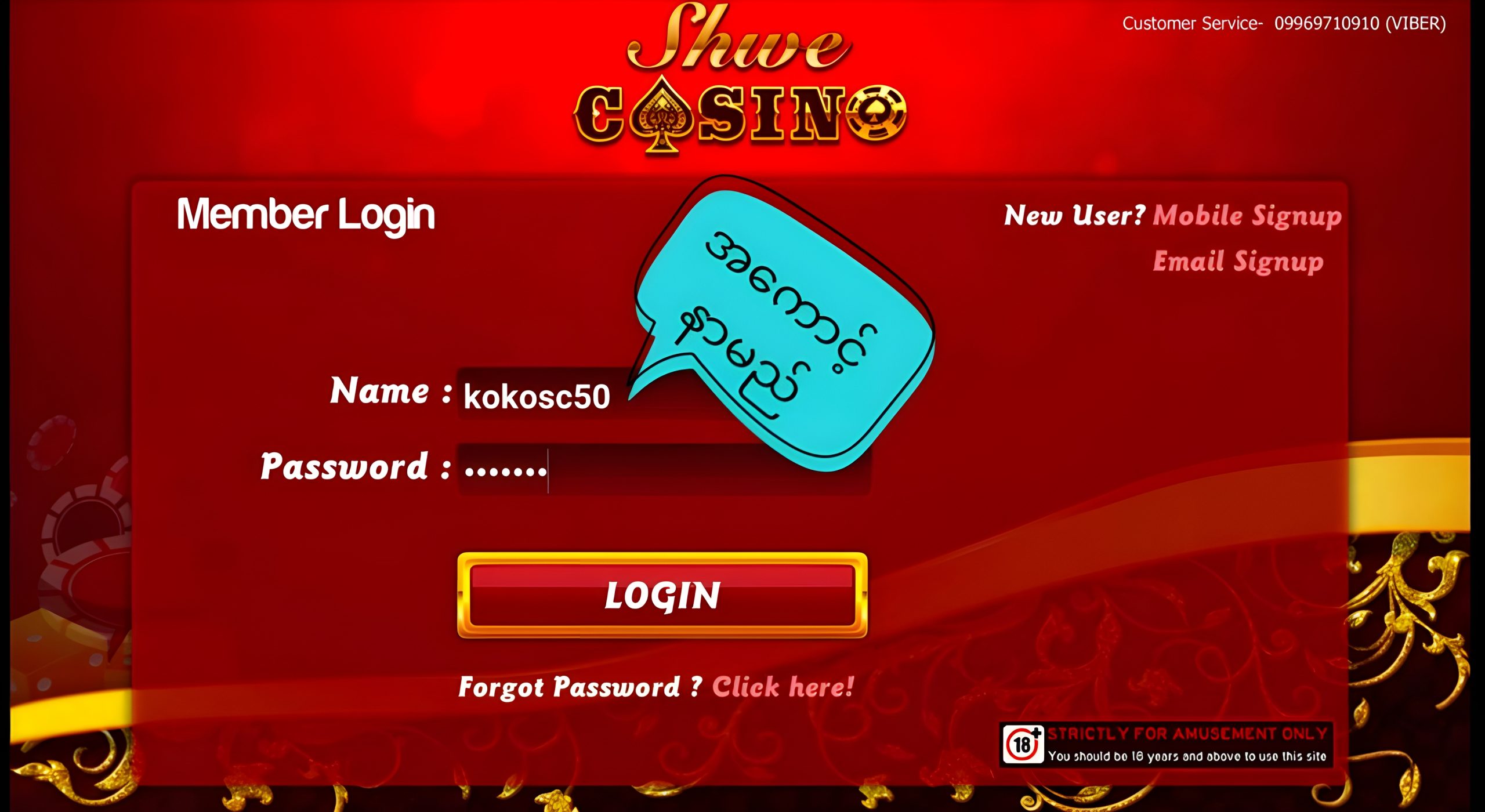 shwe casino
